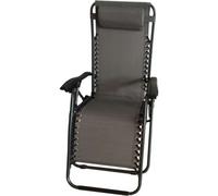SupaGarden Zero Gravity Folding Garden Chair in Grey SupaGarden Grey
