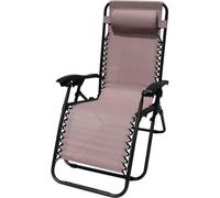 SupaGarden Zero Gravity Folding Garden Chair in Light Pink SupaGarden Light Pink