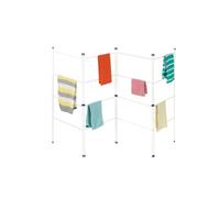 SupaHome 4 Fold Indoor Outdoor Clothes Airer in White SupaHome White