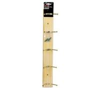 Supahome 5 Hook Coat Rack Beige (49Cm X 6.5Cm X 1.2Cm)