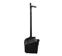 Supahome Lobby Heavy Duty Dustpan And Brush Black (One Size)