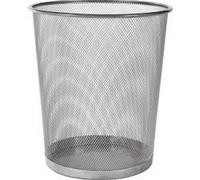 Supahome Mesh Paper Bin Silver (One Size)