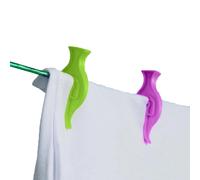 SupaHome Plastic Clothes Pegs - 50-Pack Durable Laundry Clips for Indoor & Outdoor Drying