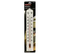 Supahome Plastic Thermometer Indoor + Outdoor Use Fahrenhiet & Celsius Display
