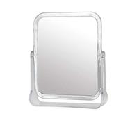 SupaHome Rectangular Plastic Mirror Double sided Swivel Stand 19.2cm x 16cm