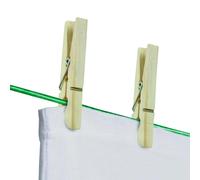 SupaHome Wood Clothes Peg (Pack of 36) - Brown