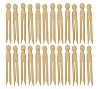SupaHome Wooden Dolly Pegs Pack of 24