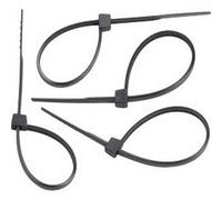 Supalec Cable Ties (Pack Of 100) Black (4.5mm X 200mm)