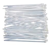 SupaLec Cable Ties (Pack of 100) in White SupaLec White