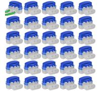 Supamz Cable Connectors, Pack of 30 Cable Connectors for Robotic Lawnmowers, Lawn Mowers, Automower 314 Waterproof Cable Clamps, Connection Clamps, Cable Connectors for Gardena Robotic Lawnmower