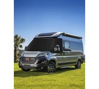SUPAREE Ducato Windscreen Cover Front Windscreen Wrap Cover Motorhome Thermal Screen Covers External Waterproof Frost with Magnetic for P-eugeot Boxer C-itroen Relay X250/290