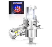 SUPAREE H4 LED Headlight Bulbs 3 Sides Illumination H4 LED 30000LM 6500K
