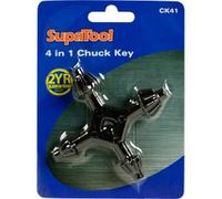 SupaTool 4 in 1 Chuck Key in Black Supatool Black