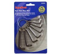SupaTool 8 Piece Hex Key Allen Alan Allan Key Set Kit