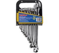 Supatool Chrome Combination Spanner Set (12 Piece Set) Silver (One Size)