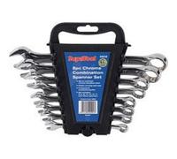 SupaTool Chrome Combination Spanner Set (8 Pieces) in Silver Supatool Silver