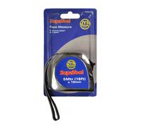 SupaTool Chrome Plated Tape Measure 5m x 19mm in Silver Supatool Silver