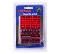 SupaTool Drill Bit Set (Pack of 33) in Dark Red Supatool Dark Red