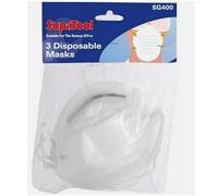 3 X Nuisance Dust Mask Disposable Cleaning Molded Face Masks Respirator Supatool