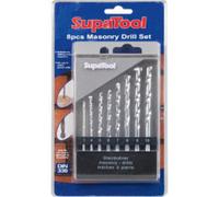 Supatool Masonry Drill Bit Set (Pack Of 8) Silver (One Size)