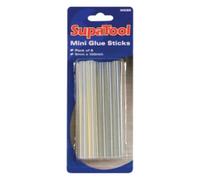 SupaTool Mini Glue Sticks 8mm x 100mm - Pack of 8 | Hot Melt Glue Sticks for Mini Glue Guns | Strong Adhesive Glue for Crafting - Repairs - DIY - Card Making & Woodworking