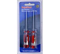 SupaTool Screwdriver Set Pack of 2 in Red Supatool Red