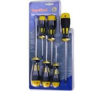 SupaTool Screwdriver Set (Pack of 6) in Black Supatool Black