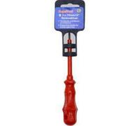 Supatool Slotted Insulated Screwdriver Red (75mm)