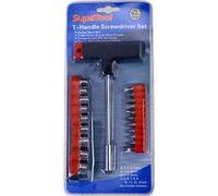 SupaTool T-Handle Screwdriver Set Supatool Multicolor