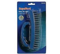 Supatool Wire Brush With Comfort Grip - Heavy Duty Rust - Paint & Dirt Removal Tool - Ideal For Metal, Wood & Masonry Surfaces
