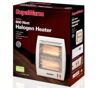 SupaWarm Halogen Heater Portable Electric Instant 800W - 2 Heat Settings