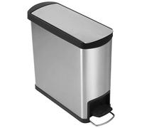 SupaWash Pro-Kleen Kitchen Toilet Bin 16L With Inner Bucket, Smudge Resistant Brushed Stainless Steel With Soft-Close Lid