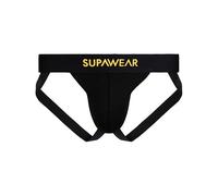 Supawear - Mens Underwear - Just Supa Jockstrap Black - 1x Size M