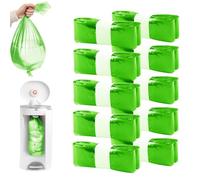SupaWeiss 10Pack Nappy Bin Refill,Baby Scented Nappy Bags,Diaper Pail Refill Bags,Holds 2800 Newborn Diapers,Anti-Odor Antibacterial Nappy Disposal Bags Compatible With G-enie/A-ngelcare/T-ommee