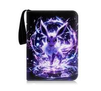 SupaWeiss 50 Page Trading Card Binder,Card Binder 9 pocket,Trading Card Albums for Hold 900 Cards,PU Leather Card Folder with Zipper,Waterproof Card Book Holder for Cards Collection