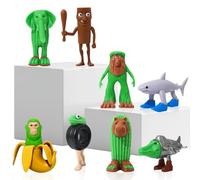 SupaWeiss 8PCS Italian Brain rots Toys,Brain-rots Action Figures Set,Kids' Play Action Figures,Creative Collectible Figurines for Kids & Adults,Fans