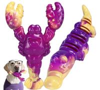 SupaWeiss Dog Chew Toys,Dog Toys Indestructible,Beef Flavor Chew Toys for Medium,Large Dogs,Durable Dog, Indestructible Dog Toy for Teeth Cleaning,Training,Boredom (Crocodile + Lobster)