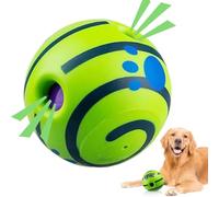SupaWeiss Giggle Ball for Dogs,11cm/4.33in Interactive Dog Ball,Squeaky Dog Ball,Dog Balls for Exercise & Training for Large,Medium,and Small Dog