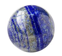 SUPBEI Natural Crystal Ball 1.6"(4cm) Gemstone Polished Sphere Divination Ball Decorative Sphere with Wood Stand Healing Crystals Ball Healing Stone Rocks Ball Mineral Collection,Lapis Lazuli