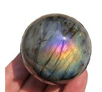 Natural Labradorite Ball Healing Crystal Gemstone Sphere for Fengshui Divination Home Decoration Photography Crystal Sphere,1.57in(4cm)
