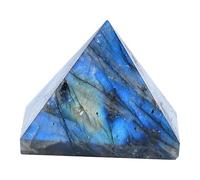 SUPBEI Opal Labradorite Crystal Pyramid Natural Stone Pyramid for Meditation, Reiki Energy, Chakra Balancing,Energy Enhancement Great Gift for Home Decor,Labradorite