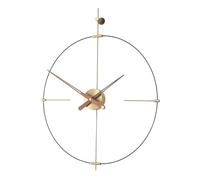 SUPBEI Spain Nordic Large Wall Clock Modern Pendulum Clocks Wall Minimalist Gold Silent Watch Bedroom Reloj Pared Room Decor,Gold,60cm