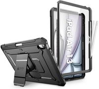 SUPCASE Case for iPad Air13 2024 Pencil Holder Built in Screen Protector Black
