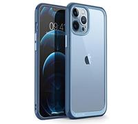SUPCASE Case for iPhone 13 Pro (2021) 6.1 Inch, Transparent Slim Protection Hybrid Case [Unicorn Beetle Style] Bumper TPU Shockproof (Blue)