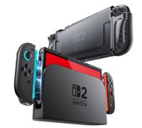 Supcase Crystal Case Protective Cover For Nintendo Switch 2 Transparent Black