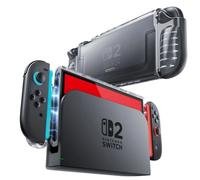 Supcase Crystal Case Protective Cover For Nintendo Switch 2 Transparent Black