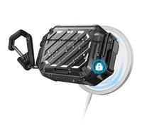 SUPCASE for AirPods Pro 3 Case (2025 Release) with Lock & Carabiner (Unicorn Beetle Pro), [IP68 Waterproof] [Military-Grade Protection] [Supports Wireless Charging] Hard Shell Cover (Black)