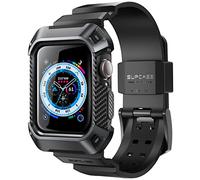 SUPCASE for Apple Watch 9/8/7/6/5/4/SE Case with Band 41mm/40mm, Black | Side Bumper, Adjustable Strap Band, Heavy Duty Protection, Anti-Scratch, Sport Style for Men, Unicorn Beetle Pro
