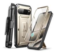 SUPCASE for Google Pixel 10/10 Pro Case with Screen Protector (Unicorn Beetle Pro), [Built-in Stand & Belt-Clip] [Military-Grade Protection] Full Body Heavy Duty Phone Case (Desert)