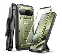 SUPCASE for Google Pixel 10/10 Pro Case with Screen Protector (Unicorn Beetle Pro), [Built-in Stand & Belt-Clip] [Military-Grade Protection] Full Body Phone Case for Pixel 10/10 Pro 2025 (Guldan)